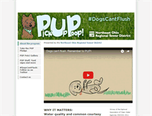 Tablet Screenshot of dogscantflush.org